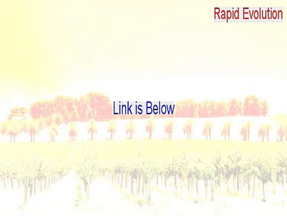 Rapid Evolution Cracked (Download Now 2015)