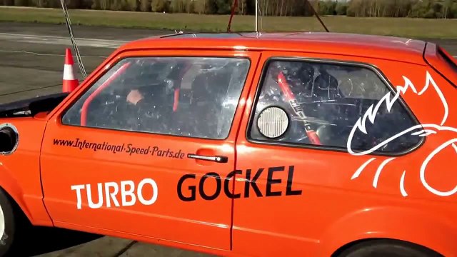 Turbo Gockel Golf 1 R36 Turbo 4motion Lauf 1 Strecken Test 27.10.2013