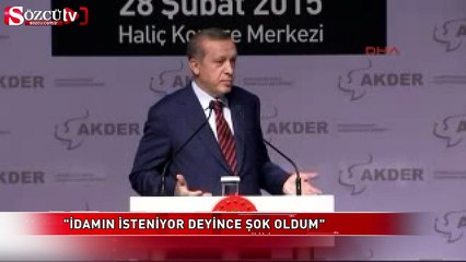 'İdamın isteniyor deyince şok oldum'