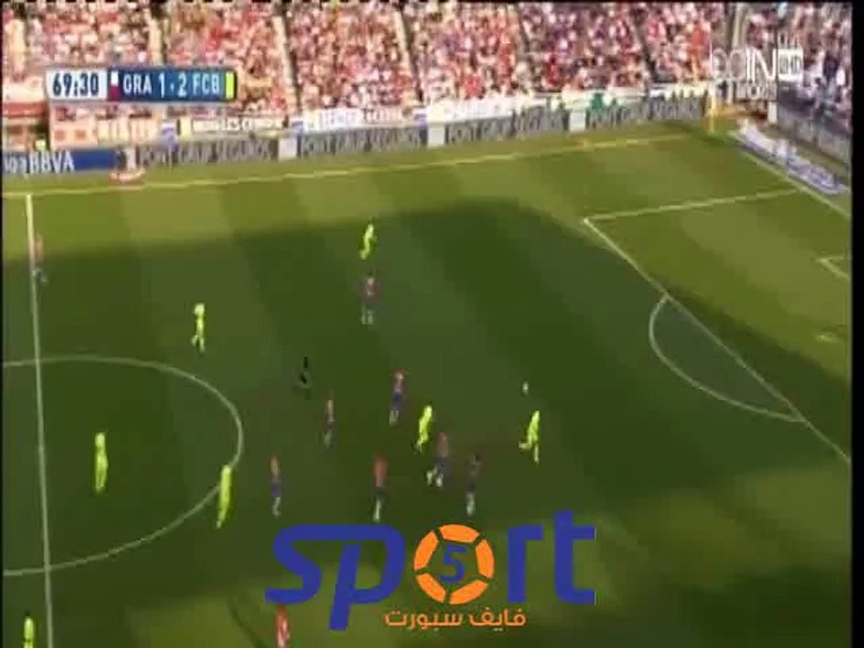 الهدف الثالث برشلونه