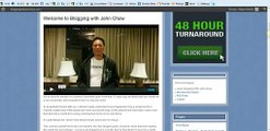 Blogging with John Chow Users Review   Not Recommended
