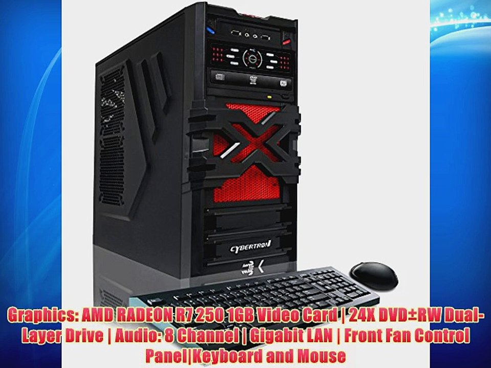 CybertronPC ViperX7 GMVPRX734RD Desktop (Red)