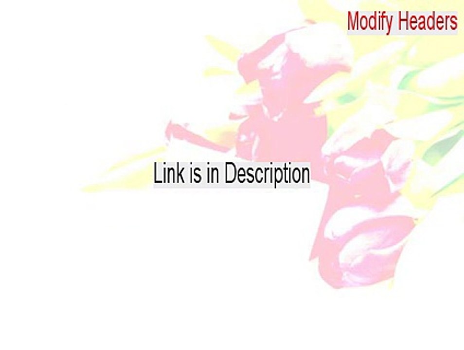 Modify Headers Key Gen (Instant Download)