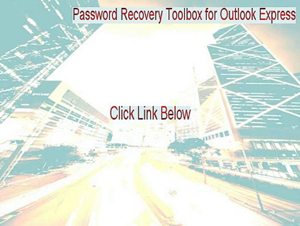 Password Recovery Toolbox for Outlook Express Full [password recovery toolbox for outlook express 1.1.12]