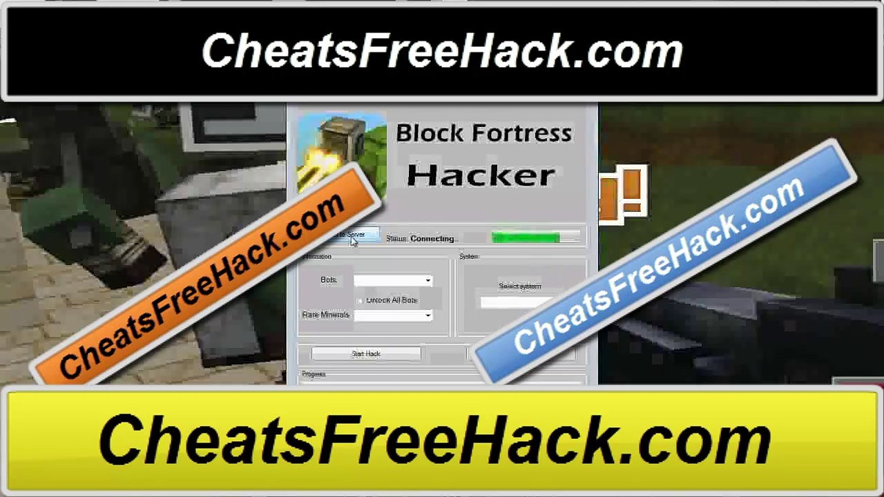 Block Fortress Hack Unlock All Bots Rare  Minerals Cheat Tool Free Download 2015
