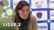 Conférence de presse Clermont Foot - Valenciennes FC (0-0) : Corinne DIACRE (CF63) - Ariël JACOBS (VAFC) - 2014/2015