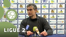 Conférence de presse US Créteil-Lusitanos - Dijon FCO (0-2) : Thierry FROGER (USCL) - Olivier DALL'OGLIO (DFCO) - 2014/2015