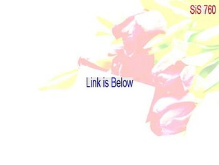 SiS 760 Download (sis 760 964 chipset drivers)