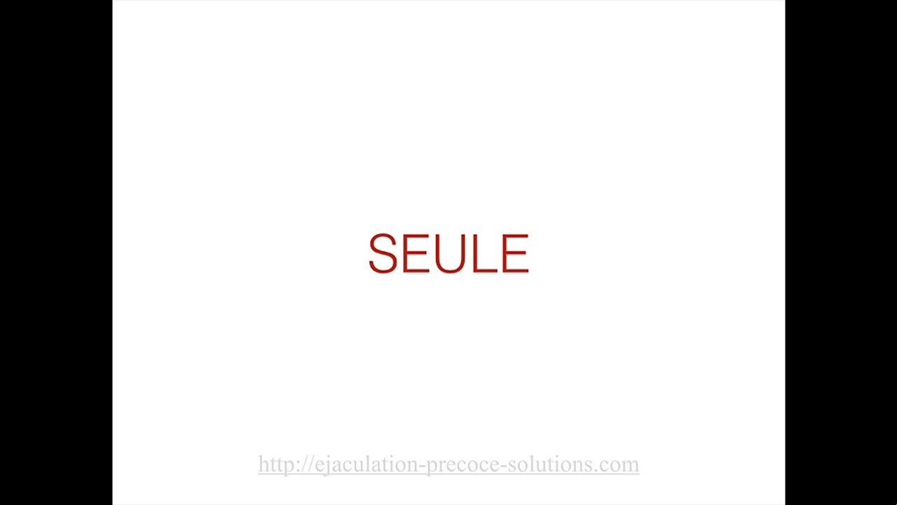 Comment Marc controle son éjaculation en faisant une seule choses