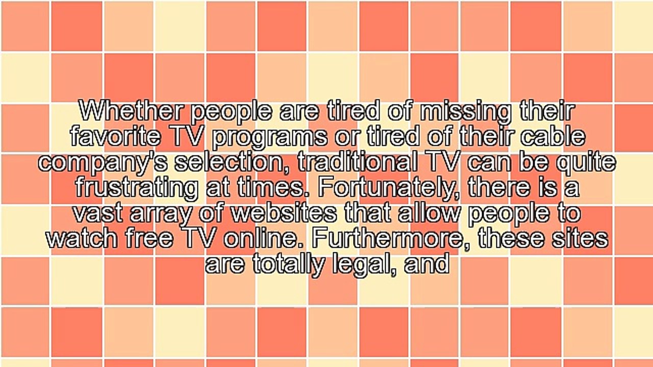 Excellent Websites To Watch Smart T.V. Online