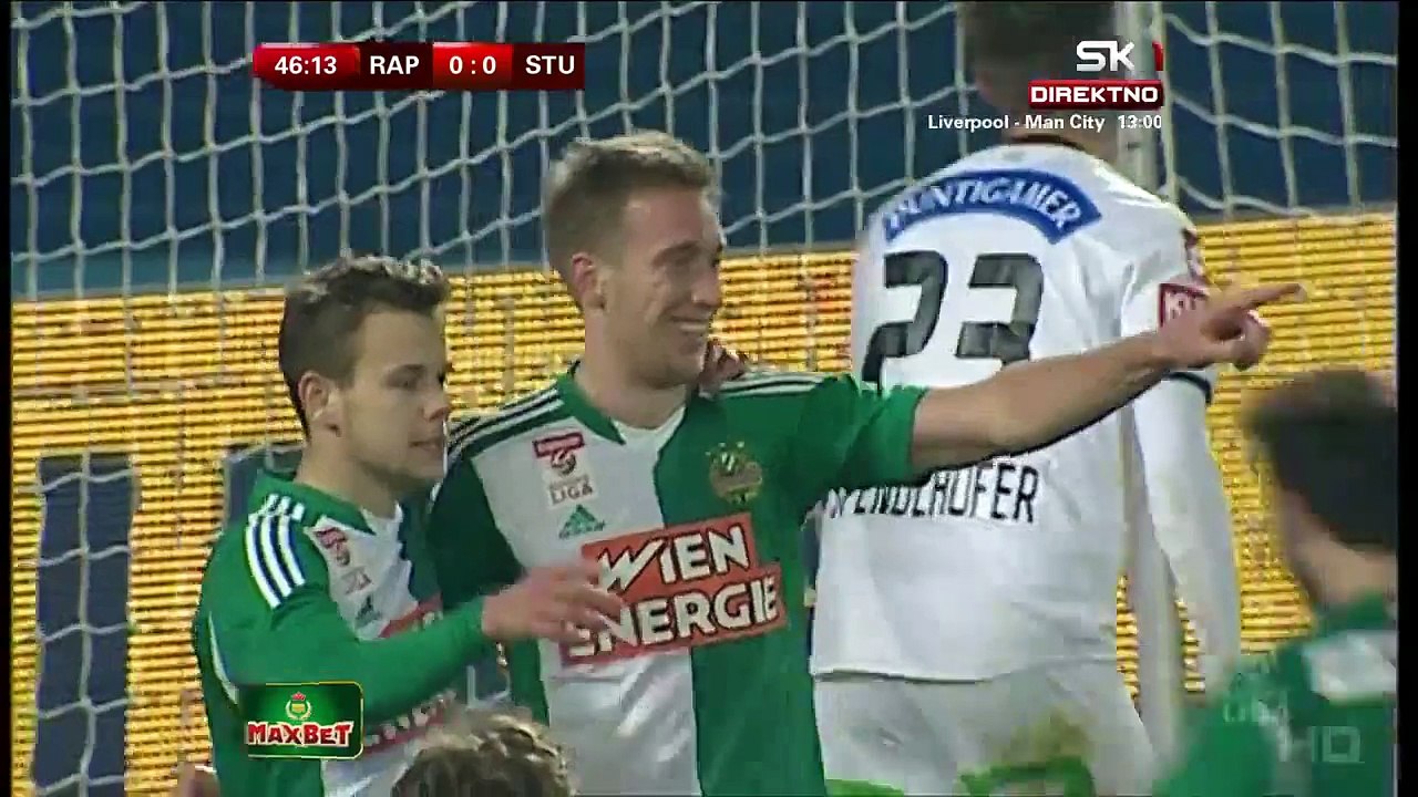 Robert Beric 1:0 | Rapid Wien - Sturm Graz 28.02.2015 HD
