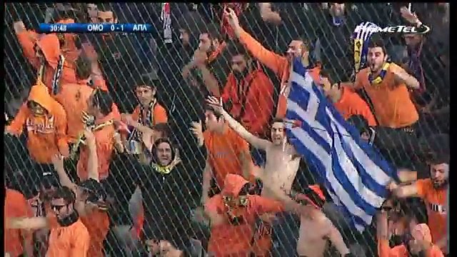 Ομόνοια-ΑΠΟΕΛ 1-1 Γκολ και φάσεις (22η αγων)