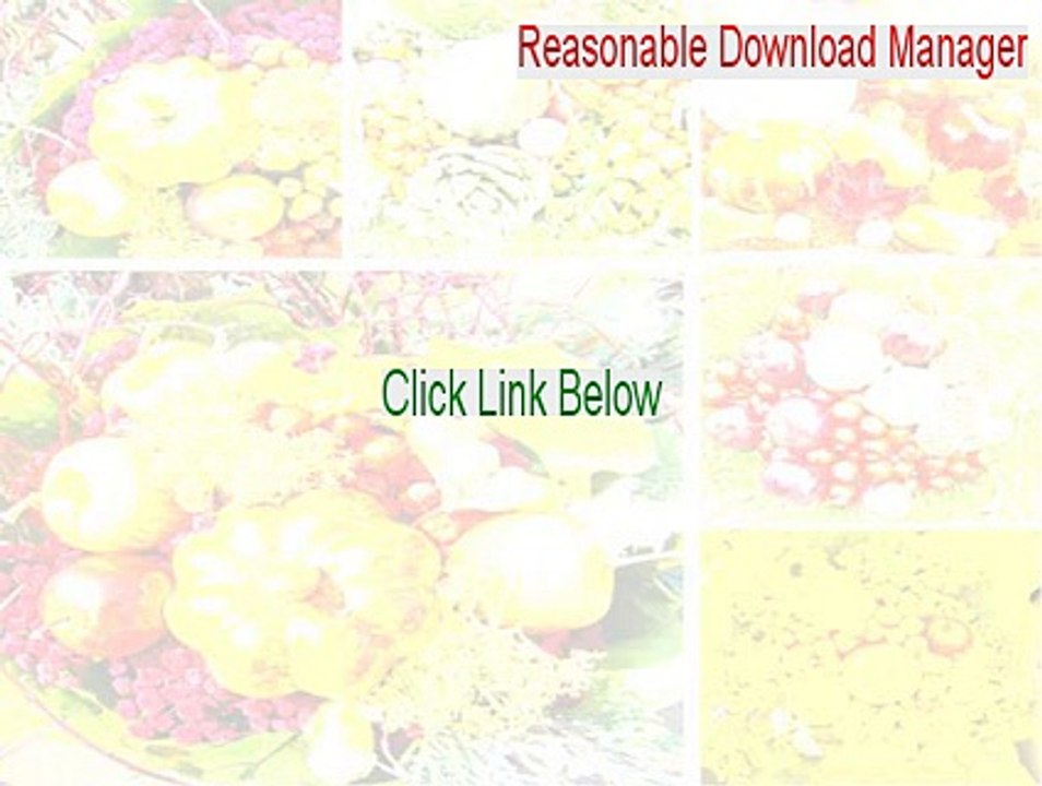 Reasonable Download Manager Keygen [Download Now 2015]