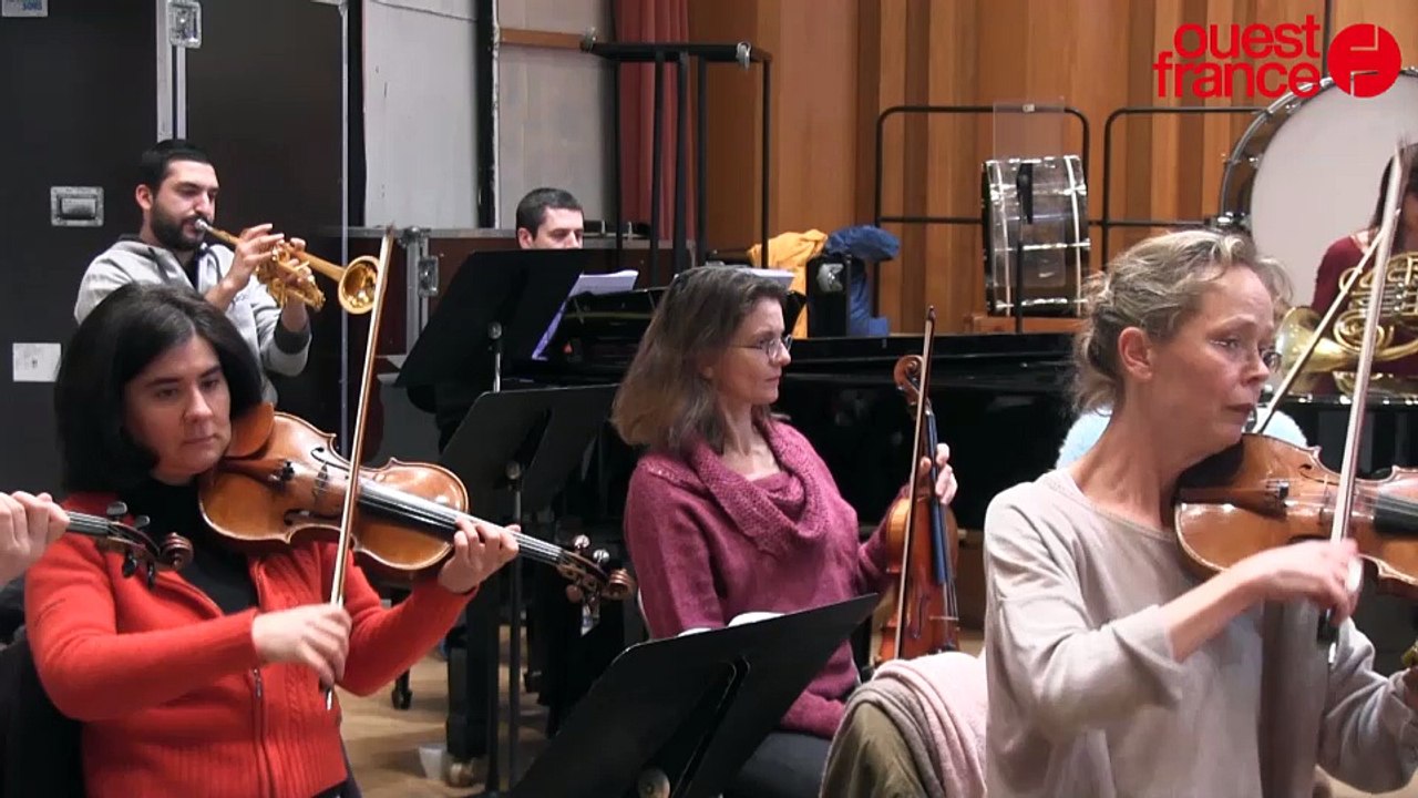 Rennes : Ibrahim Maalouf répète avec l'orchestre symphonique de Bretagne