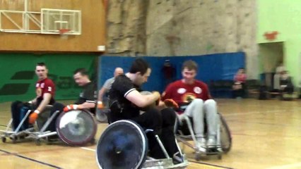 Второй период в турнире по регби MURDERBALL