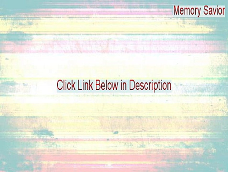 Memory Savior Download Free (Instant Download)