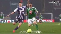 Gradel M Penalty Goal Toulouse 0 - 1 St Etienne Ligue 1 28-2-2015