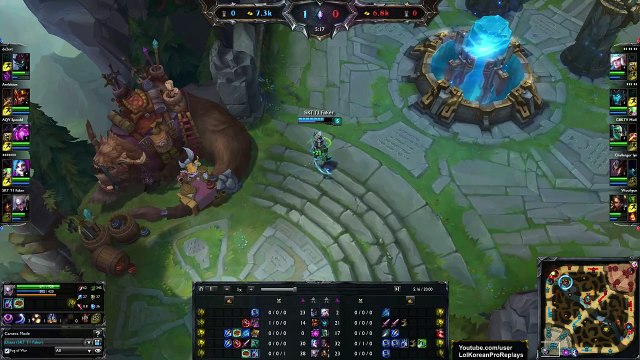 SKT T1 Faker Diana vs Twisted Fate MID Ranked Challenger Korea