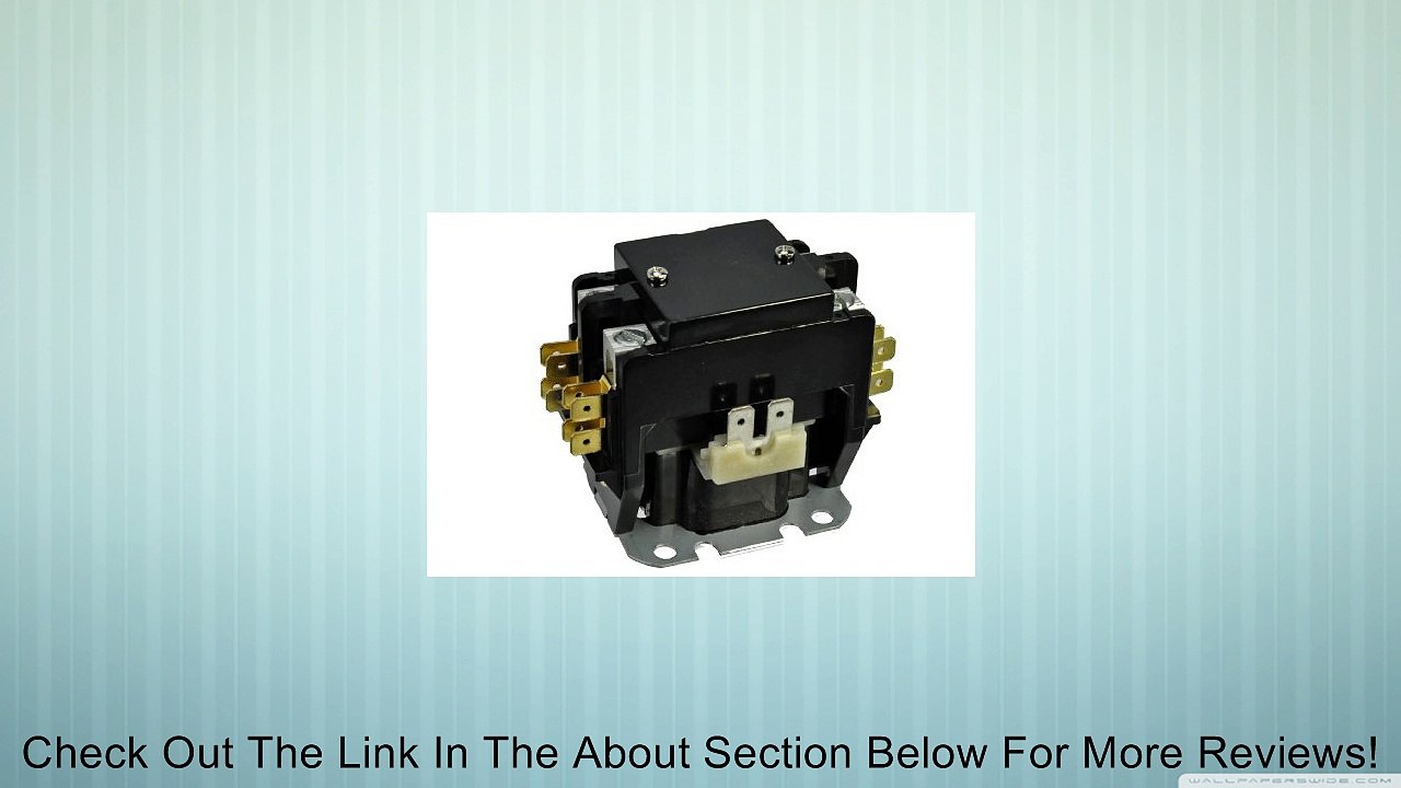 2-Pole 30 Amp 24V Coil Replacement Contactor for Coleman S1-02432004000, Nordyne 620423R & many more Review