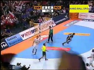 Increible gol de Alemania en mundial de Handball 2007