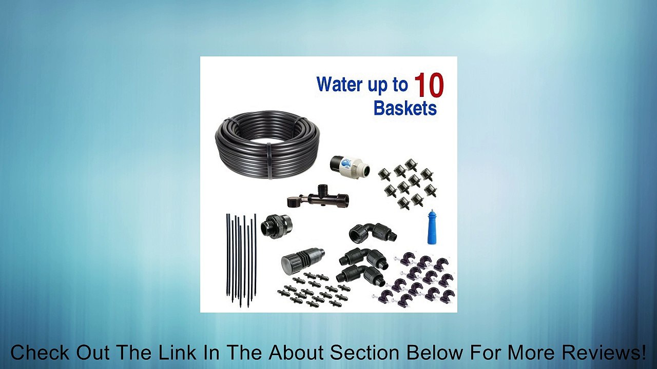 Standard Drip Irrigation Kit for Hanging Baskets Review
