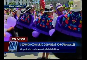 Municipalidad de Lima organizó festival por final de carnavales