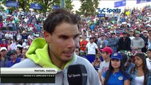 Argentina Open Semifinal On Court Interview  (Spanish)