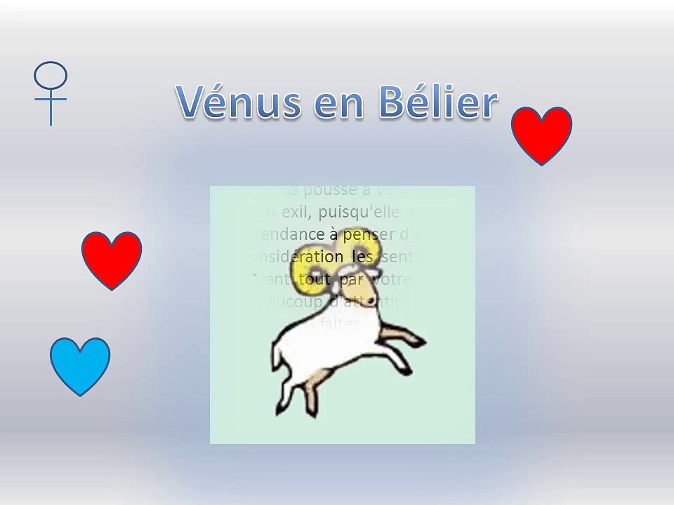 VENUS EN BELIER