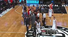 Kevin Garnett fights with Dwight Howard (headbutt) Houston Rockets at Brooklyn Nets