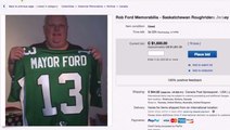 Toronto Mayor And Crack Enthusiast Rob Ford Is Selling His Stuff On eBay