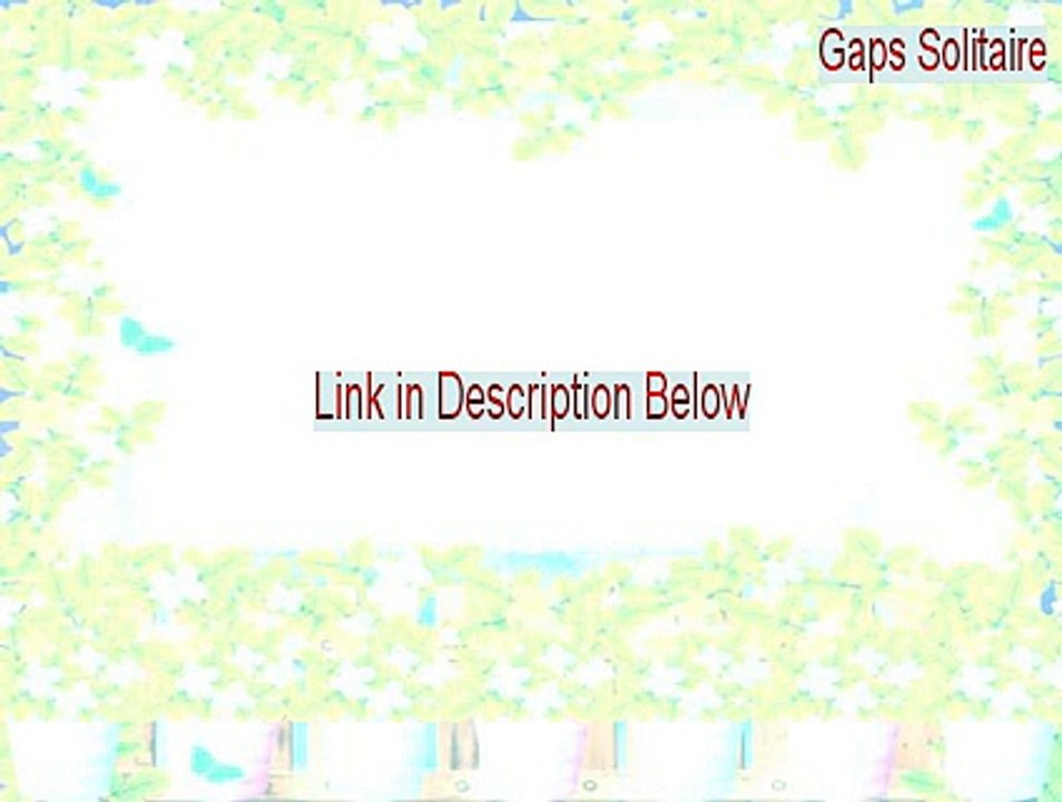 Gaps Solitaire Keygen - Gaps Solitairegaps solitaire (2015)