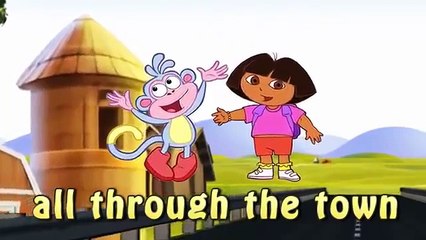 Dora The Explorer Wheels on the Bus Song For Kids   Dora The Explorer Cartoon Animation Song