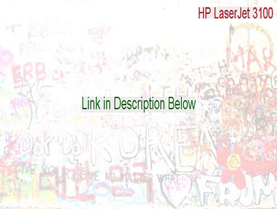HP LaserJet 3100 Crack [Instant Download 2015]