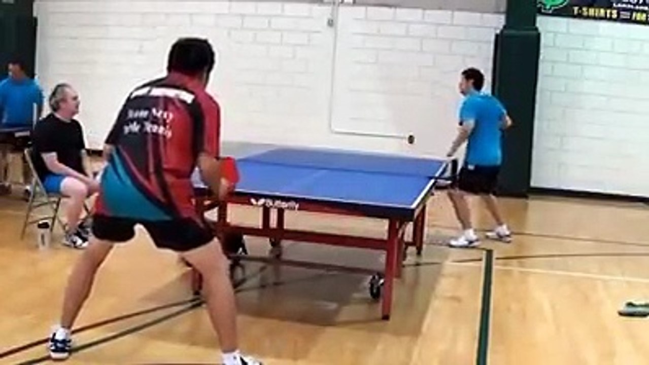 What a Shot In Table Tannis...Must Watch Its Awesome...