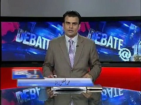 AFZAL RAO(Debate@10 with Aftab Sheikh-PML-N on protest of Lawyers