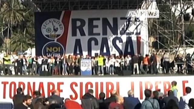 LEGA IN PIAZZA CONTRO RENZI, STACCHIO EROE DI TUTTI