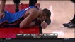 NBA player Russell Westbrook Knocked out by teammate