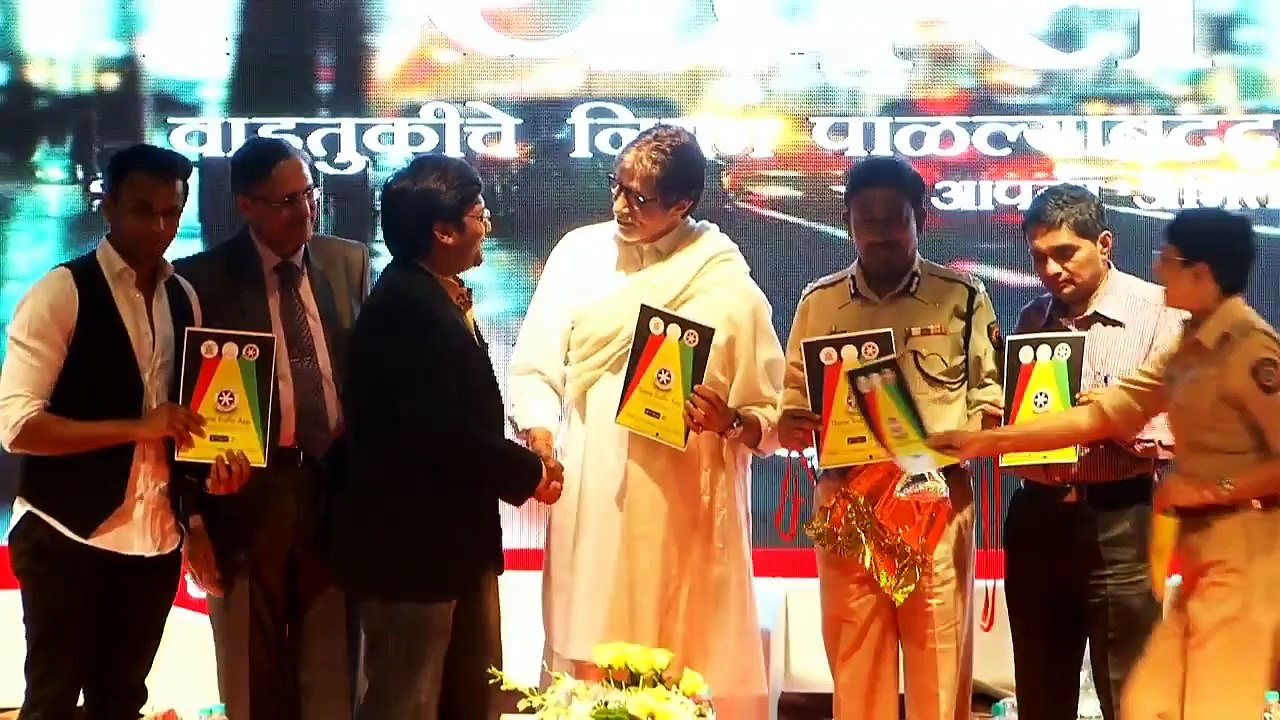 Watch: Big B's road safety lessons