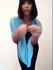 See the talent of this girl how she use a small piece of cloth in different ways watch video.