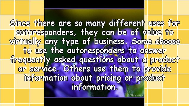 Autoresponders = Automatic Internet Marketing Success