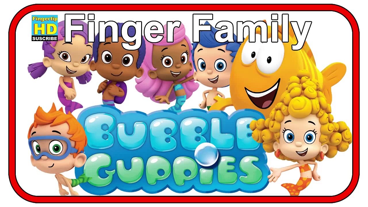 Finger Family (Bubble Guppies) Nursery Finger Family Rhyme - Children Song HD