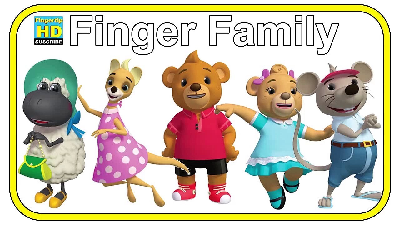 Finger Family Cartoon Finger Family Nursery Rhyme - Bananas in Pajamas Children Rhyme