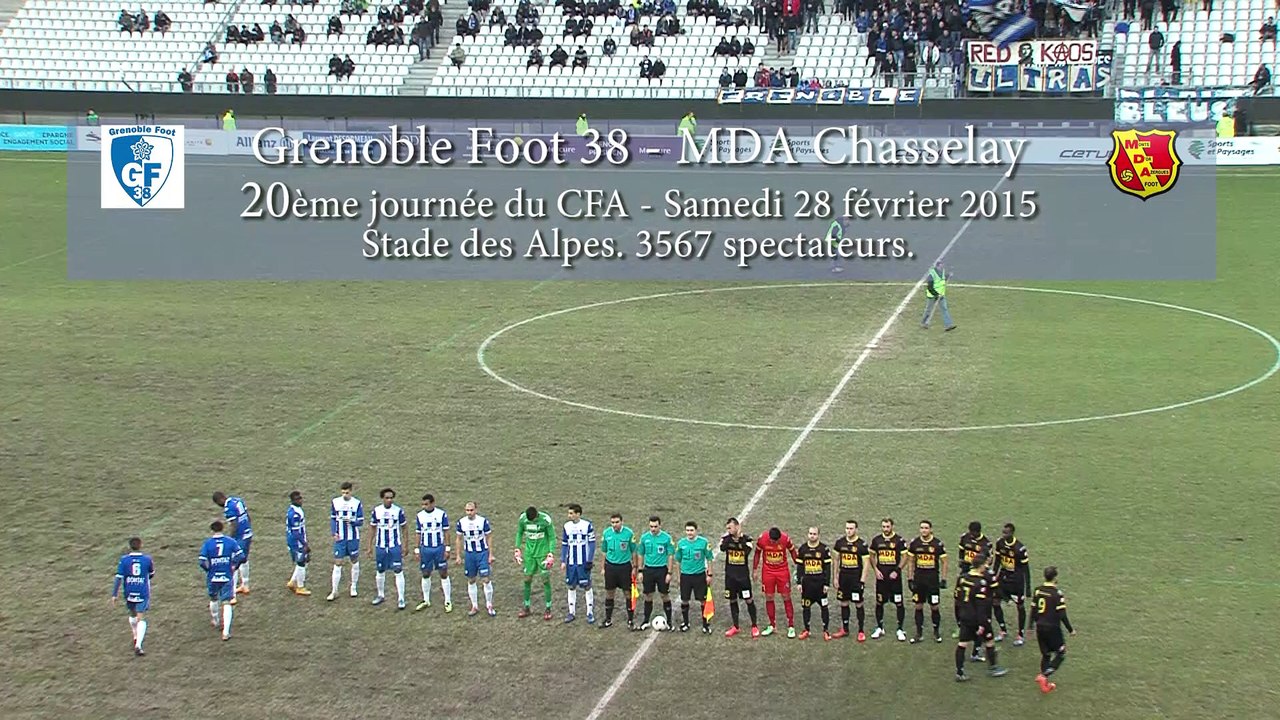 Résumé GF38 - Chasselay 1-1 / Akrour et Giuly buteurs