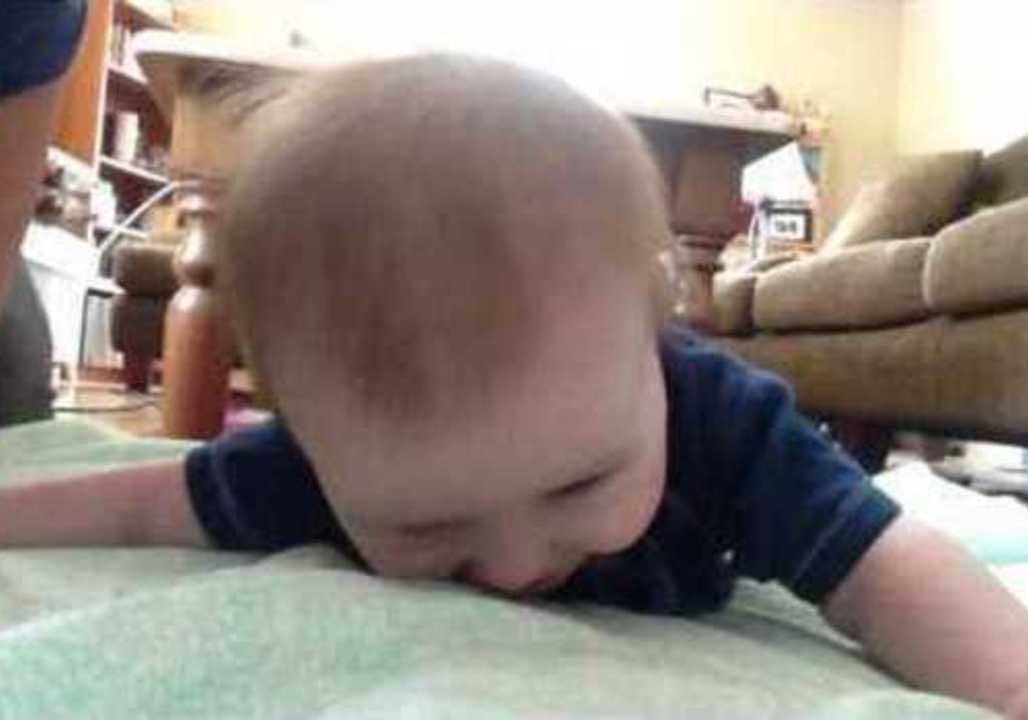 Happy Baby Can't Stop Laughing at Mom