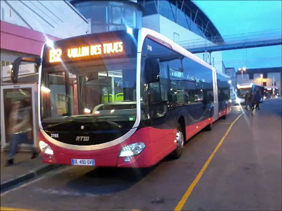 [Sound] Bus Mercedes-Benz Citaro G C2 €6 BHNS TGB n°2165 de la RTM - Marseille sur la ligne B2