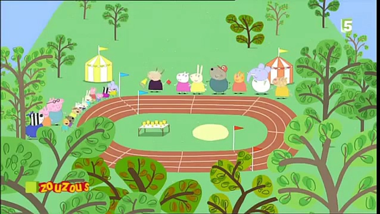 Peppa pig (cochon) Francais: Jour de sport