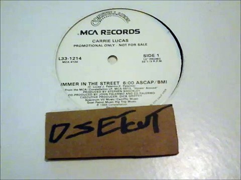 CARRIE LUCAS -SUMMER IN THE STREET(Instrumental Version)(RIP ETCUT)PROMO CONSTELLATION MCA REC 84