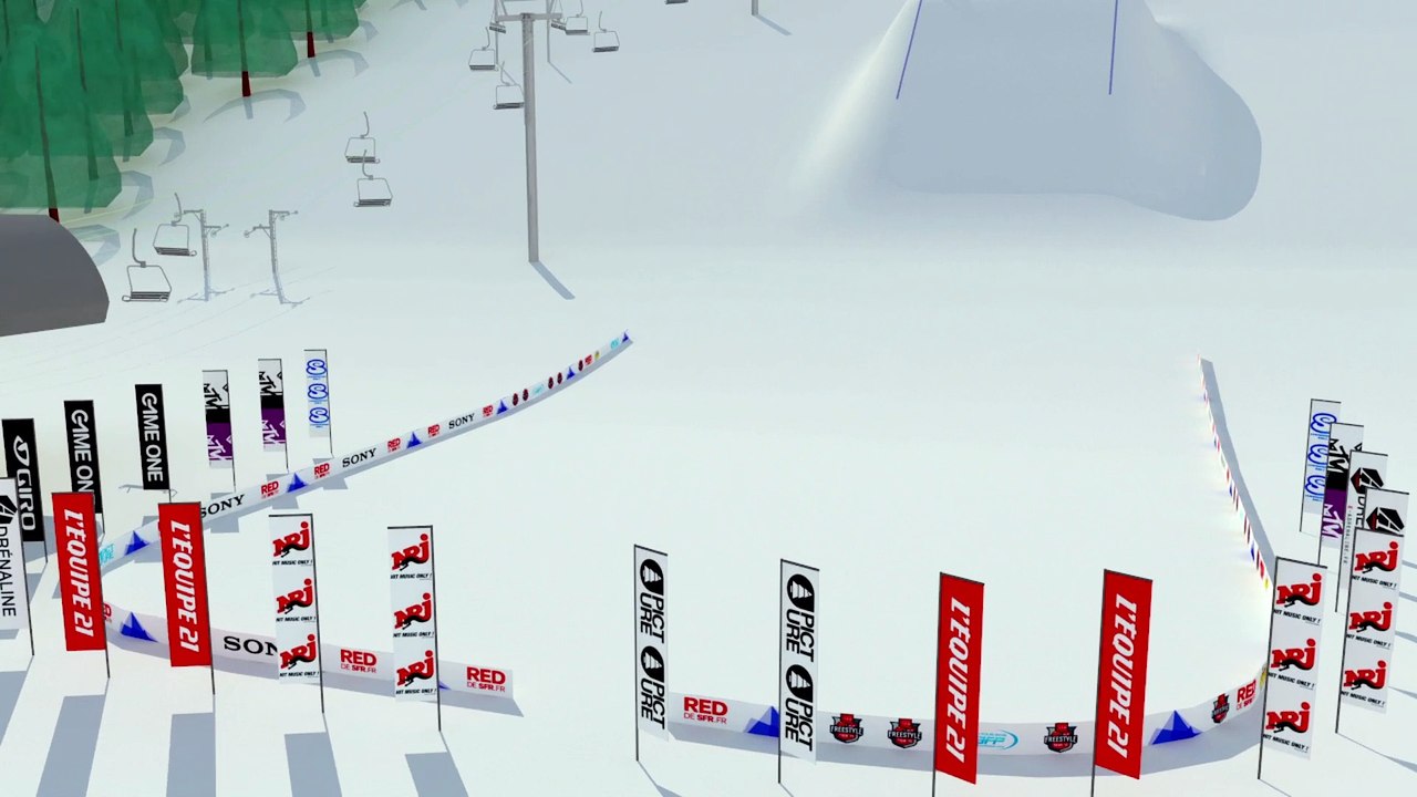 SFR Freestyle Tour 2015 : le slopestyle de La Clusaz en 3D
