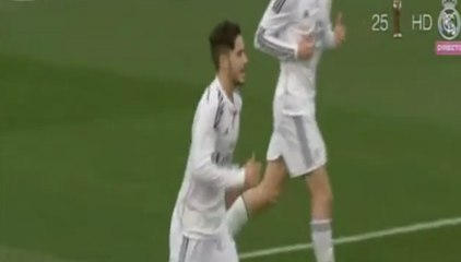 le jeune madrilène Fran Perez marque du milieu du terrain