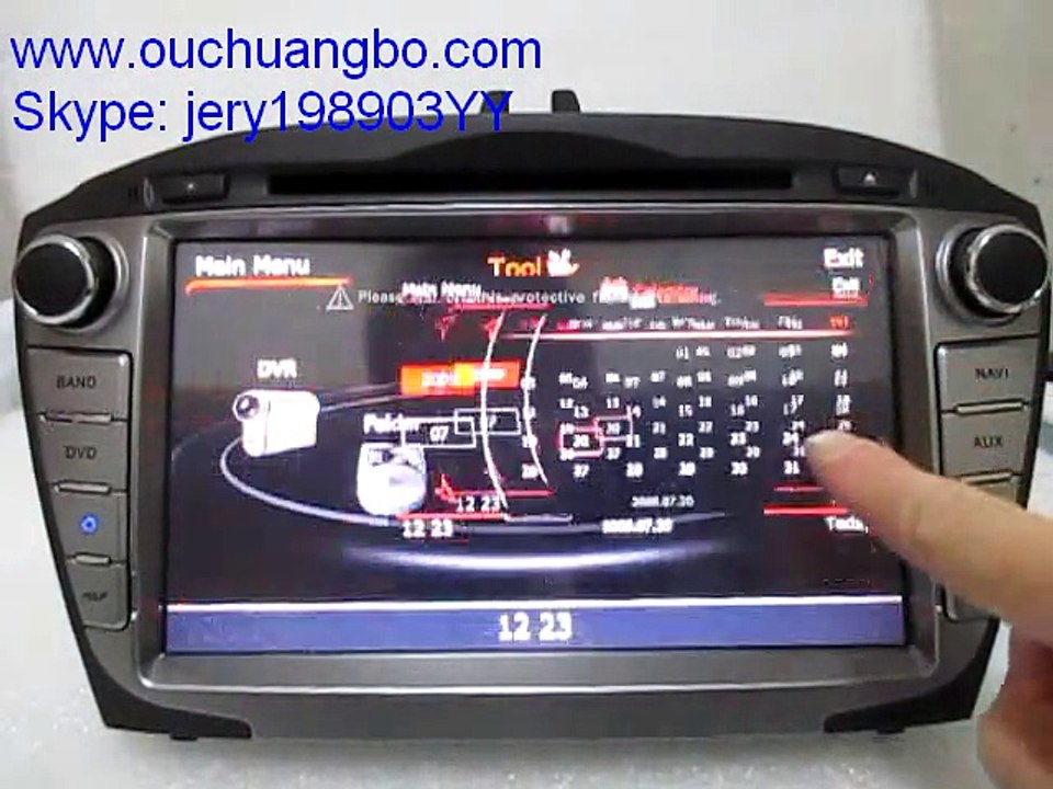 Ouchuangbo Hyundai IX35 2014 autoradio stereo navigation system